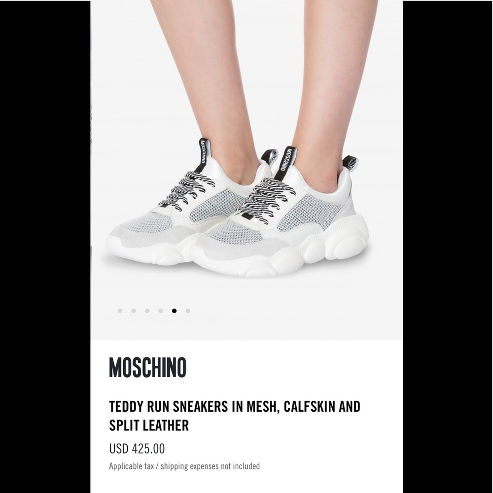 MOSCHINO TEDDY RUN SNEAKERS